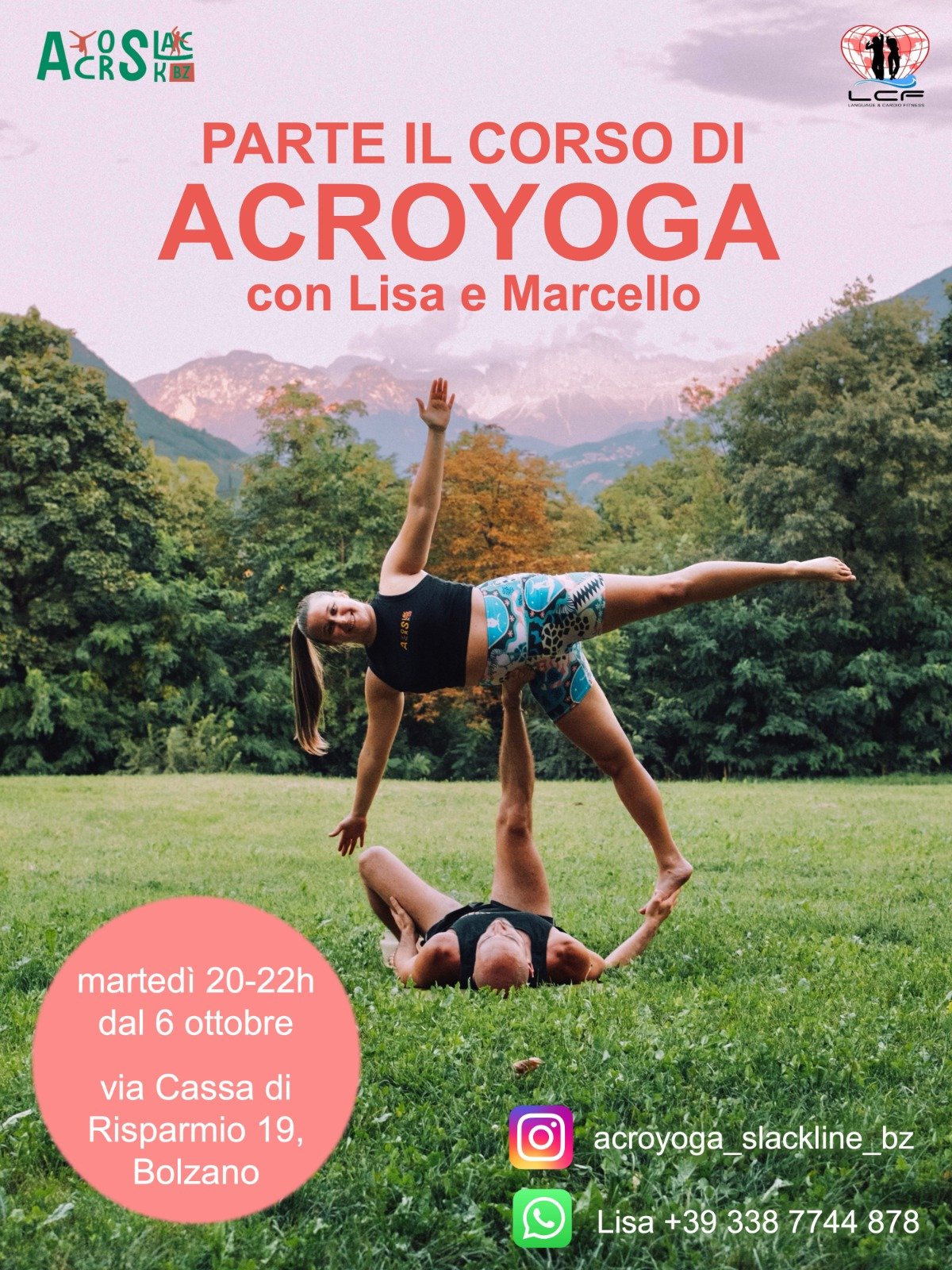 Acroyoga con Lisa e Marcello Acroyoga con Lisa e Marcello